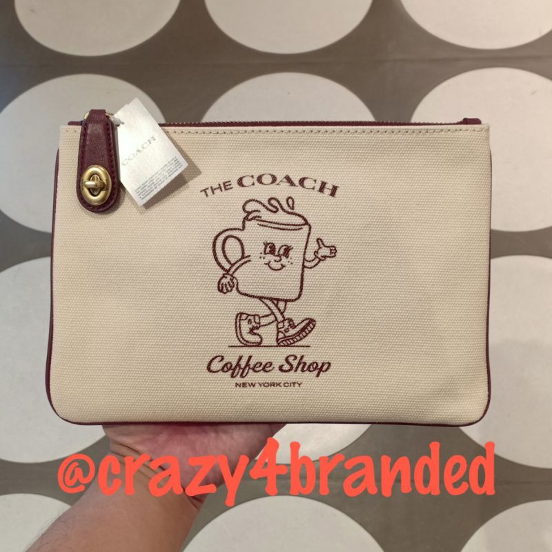 COACH Indonesia Coffee Shop Pouch (1st Outlet launched in March 2024)