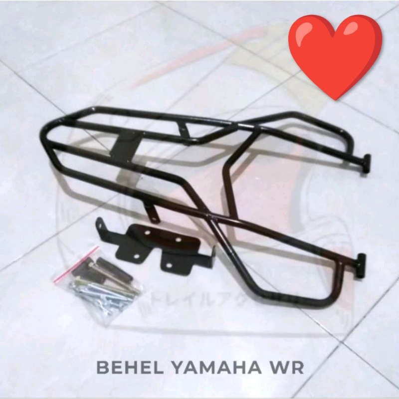 Bracket Box Yamaha WR 155 plus baut pemasangan, Behel Belakang Yamaha WR155