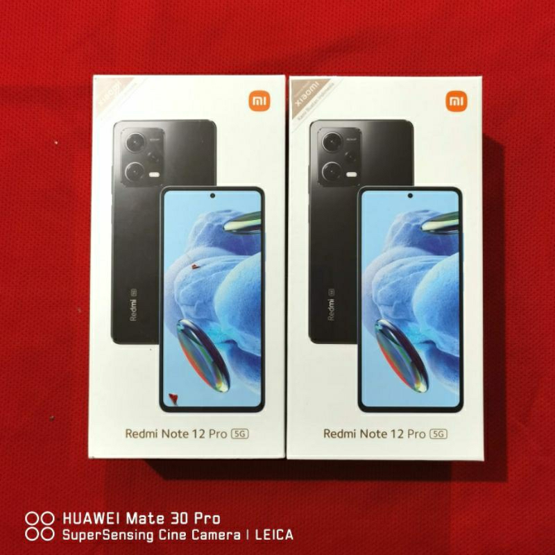 REDMI NOTE 12 PRO 5G 8/256GB || SUPER AMOLED 120HZ || SONY IMX766 || 67WATT GARANSI RESMI BARU BNIB