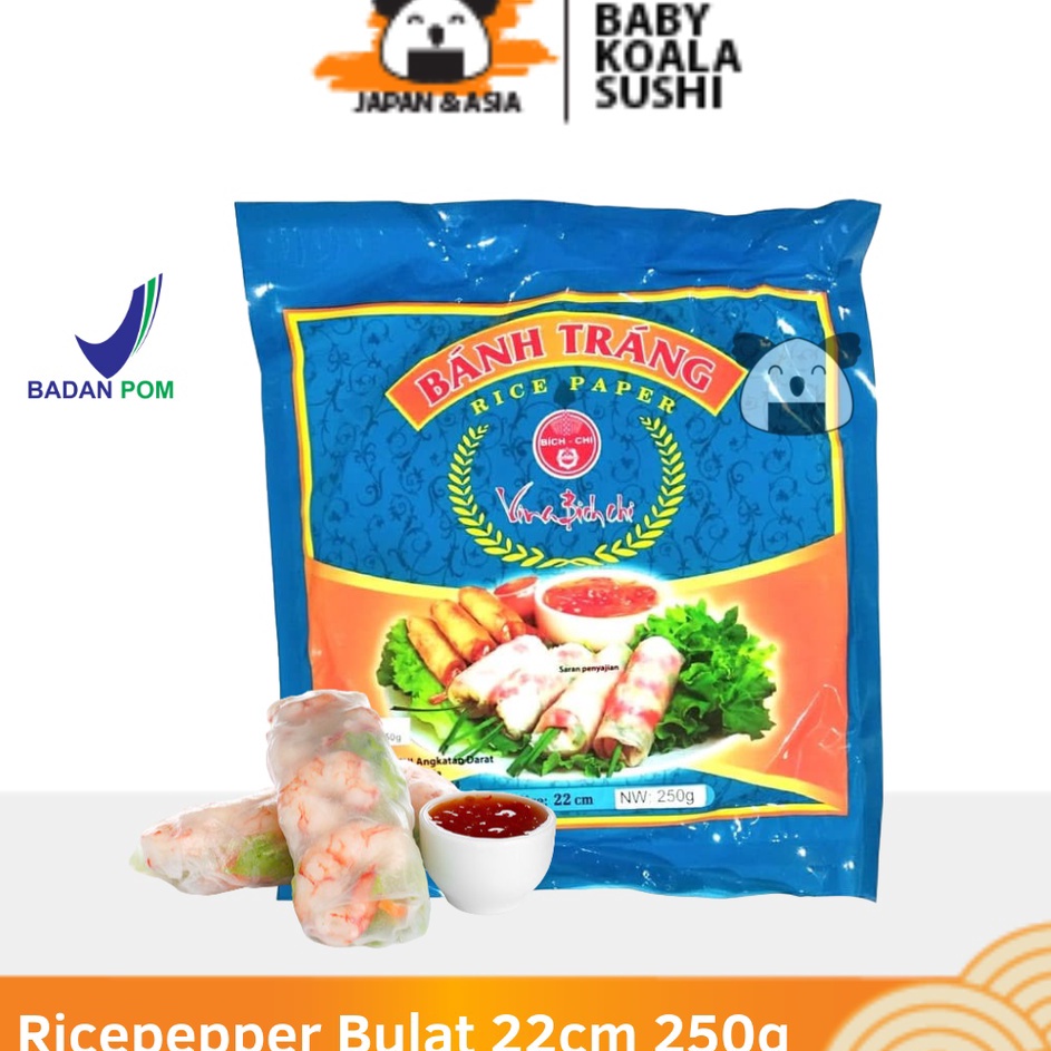 

Ready Stok BANH TRANG Vietnam Rice Paper 16 22 cm 25 g Kulit Lumpia Springroll Import