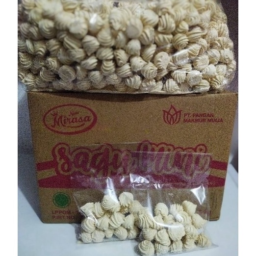 

TEBUS MURAH Jualania Sagu Susu Mini Mirasa 5 gram Setengah Kilogram Snack Cemilan Kiloan