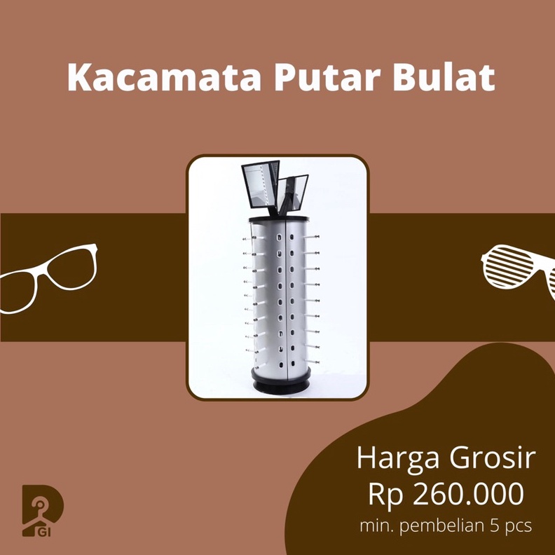 ART Q17N PGI2 Rak kacamata Putar bulat display kaca mata tempat kacamata cermin pajangan kacamata pl