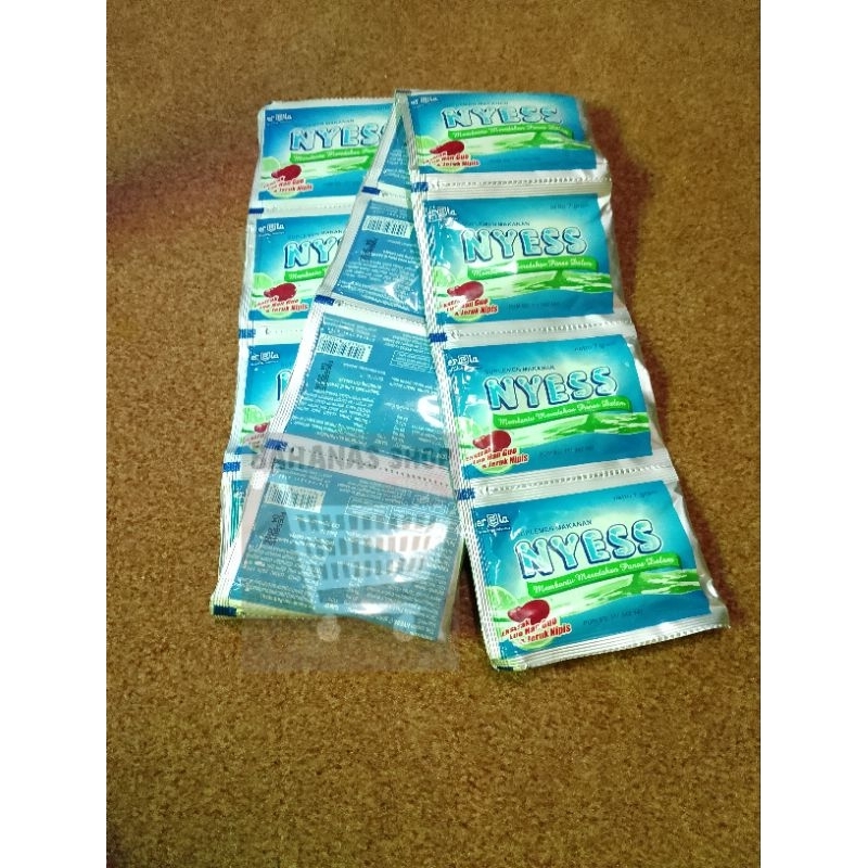 

NYESS untuk panas dalam 1 renceng isi 12 sachet