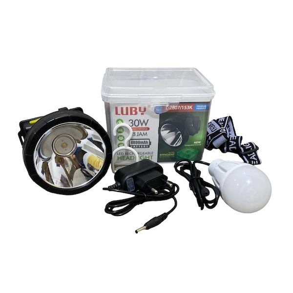 Luby Senter Kepala LED L 2807/153K CAHAYA KUNING 30Watt