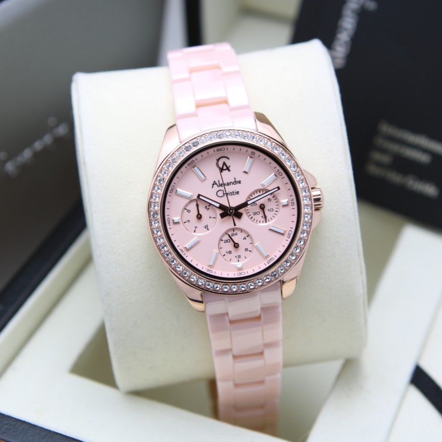ORIGINAL Jam Tangan Wanita Alexandre Christie AC 2a74 / AC2a74 / 2B08 / 2B16 Garansi 1 Tahun