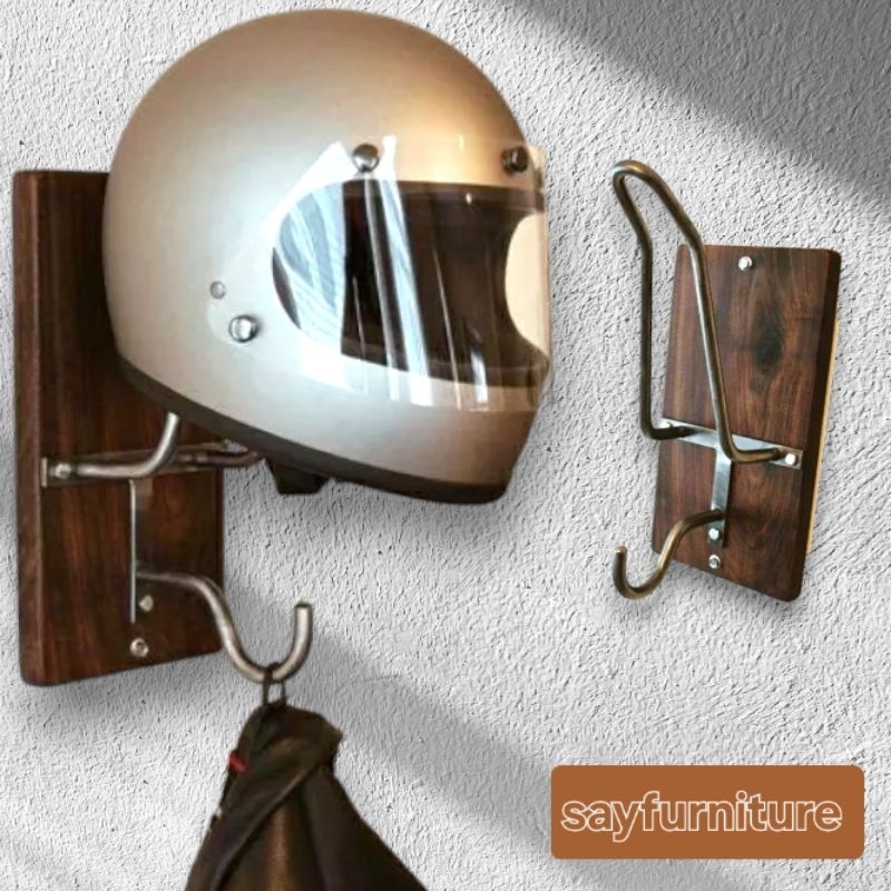 tempat helem saat hujan jemur helem stan helem centelan helem gantungan helem serbaguna jemuran hele