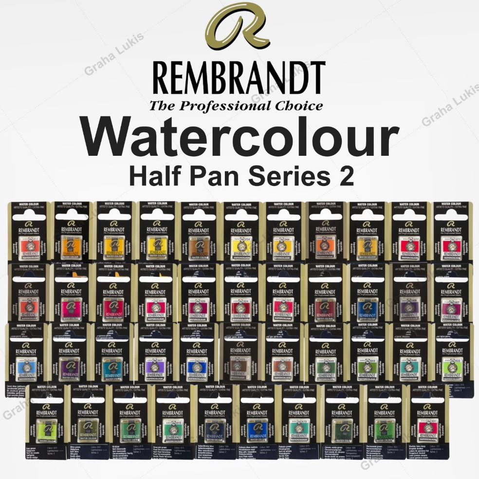

Rembrandt Watercolour Half Pan Series 2 ART E6P2