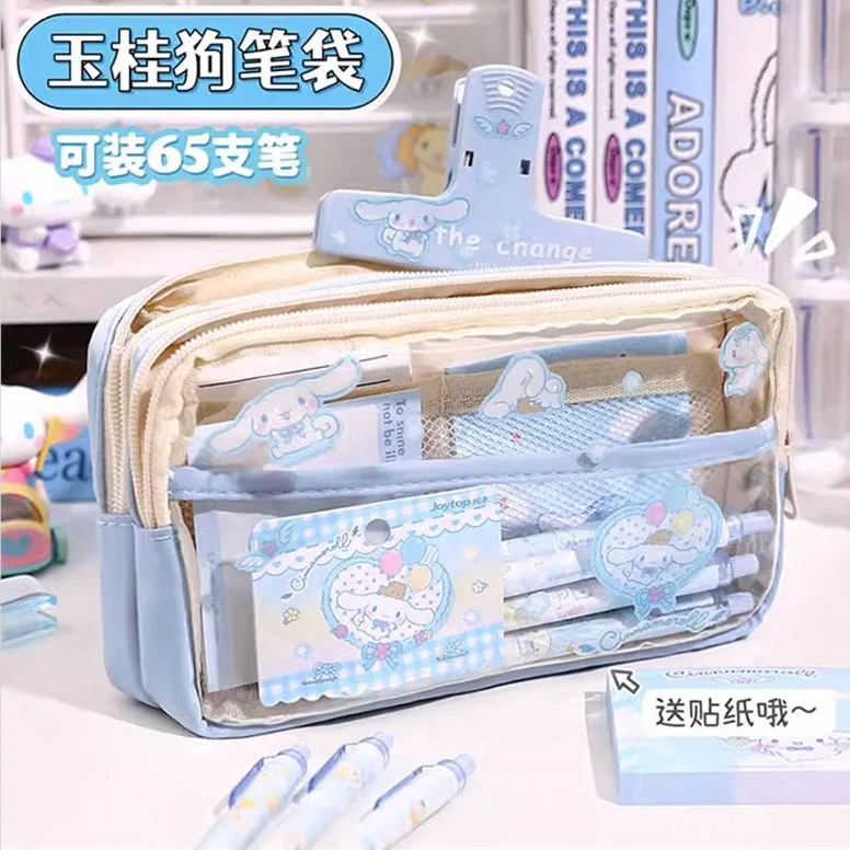 

Tempat Pensil Cinnamoroll Baru Sanrio Anime My Melody Kuromi Penyimpanan Alat Tulis Siswa Perlengkapan Sekolah Ins Kawaii Hadiah Lucu ART S4P5
