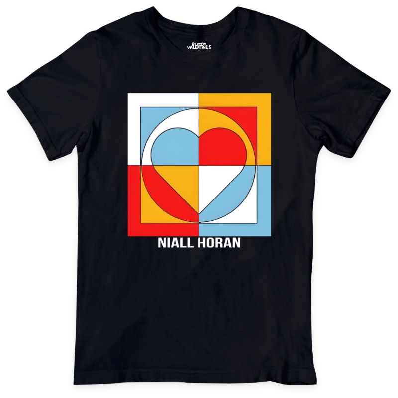 Niall Horan The Show Album Heart T-Shirt / Kaos Band Musik Murah POP One Direction CD Jakarta Konser