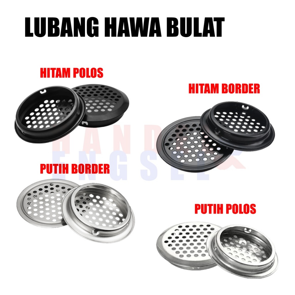 Saringan Hawa Bulat Stainless Lubang Saringan Udara Angin Lubang Saringan Air Udara Lubang Hawa