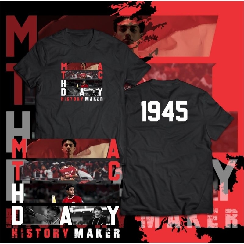 kaos HISTORY MAKER INDONESIA 🇲🇨