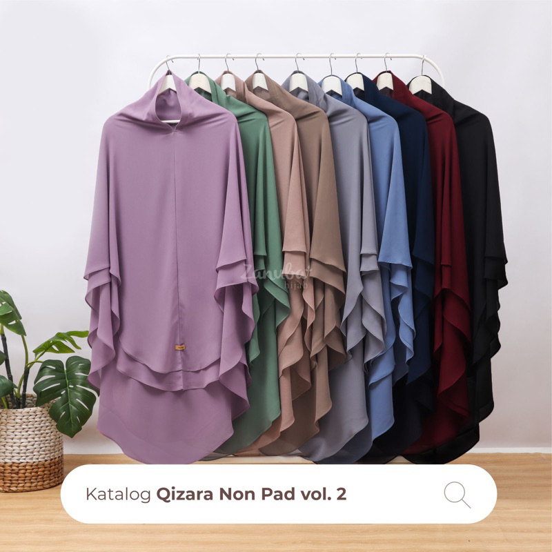 [SIAP KIRIM] QIZARA KHIMAR NON PAD VOL. 2 BY ZANUBA HIJAB - QIZARA JILBAB CERUTTY TERBARU