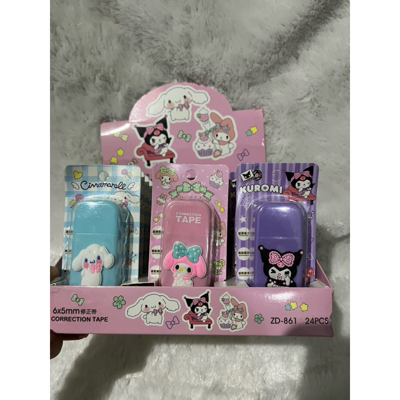 

044 correction pen sanrio cinnamoroll / my melody / kuromi
