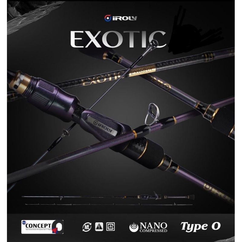 [New] Joran Spinning Iroly Exotic Type-O 662UL 702UL 2-6lb Fuji