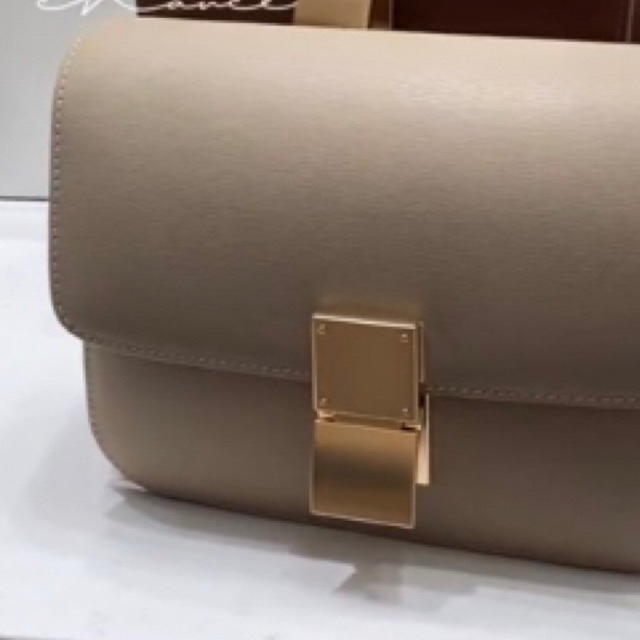 Tas Kulit asli cow leather unbrand bag ala2 Celine di jastip bahan dan detail sangat bagus ukuran 18