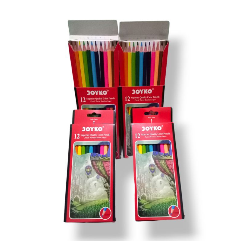 

Pensil 12 Warna Panjang Joyko CP-100