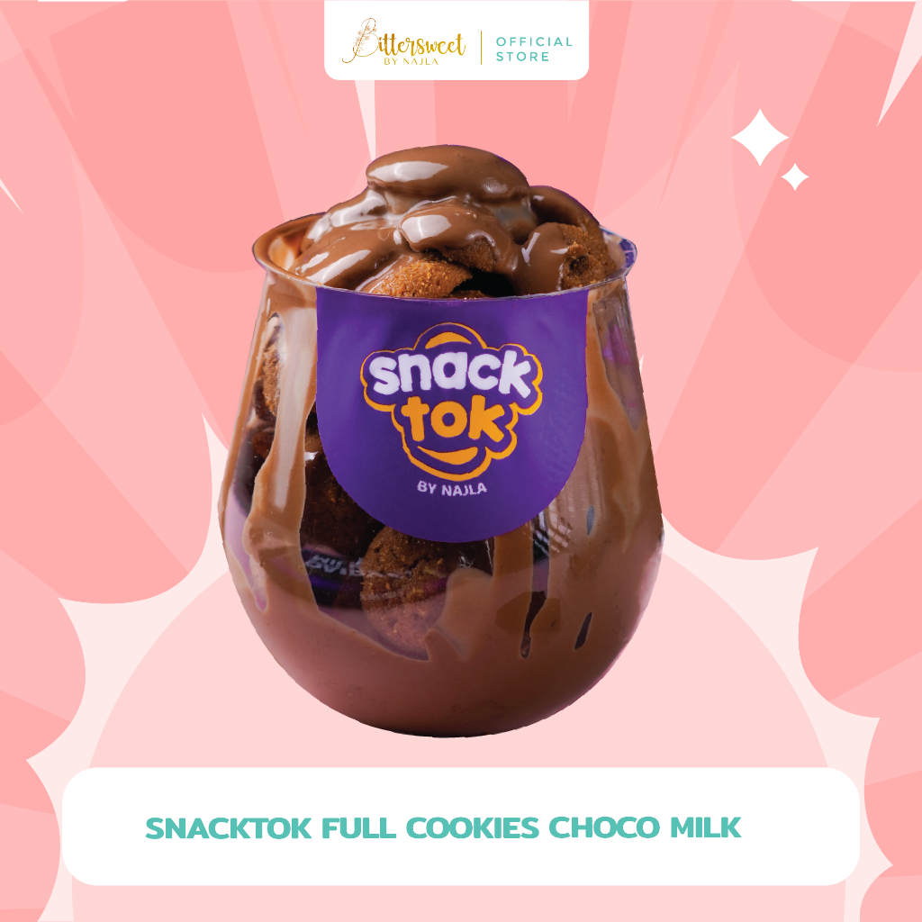 

Bittersweet by Najla Snacktok Full Cookies Choco Milk
