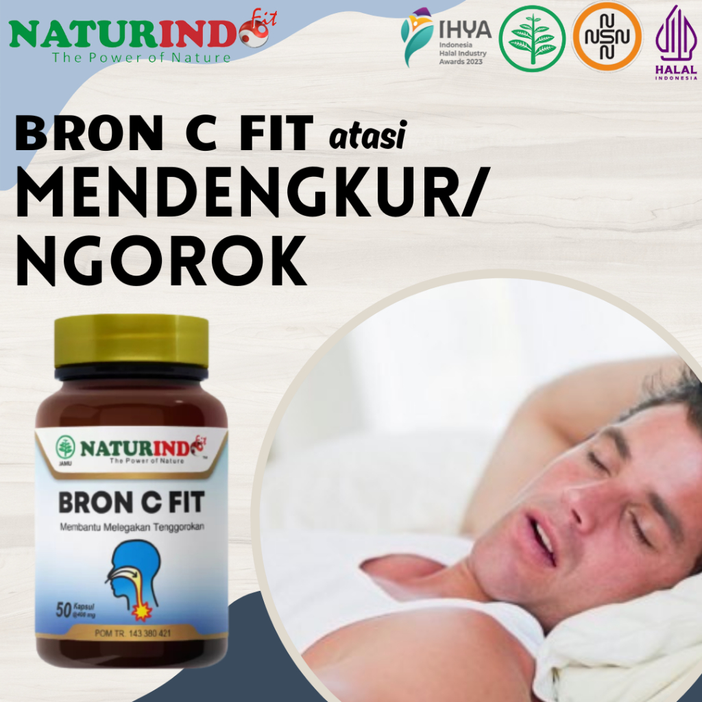 BRON C FIT OBAT MENDENGKUR NGOROK HERBAL NATURINDO