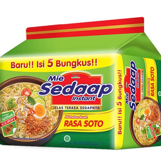 

MEGA SALE SEDAAP MIE KUAH RASA SOTO ISI 5 BUNGKUS X75 GR