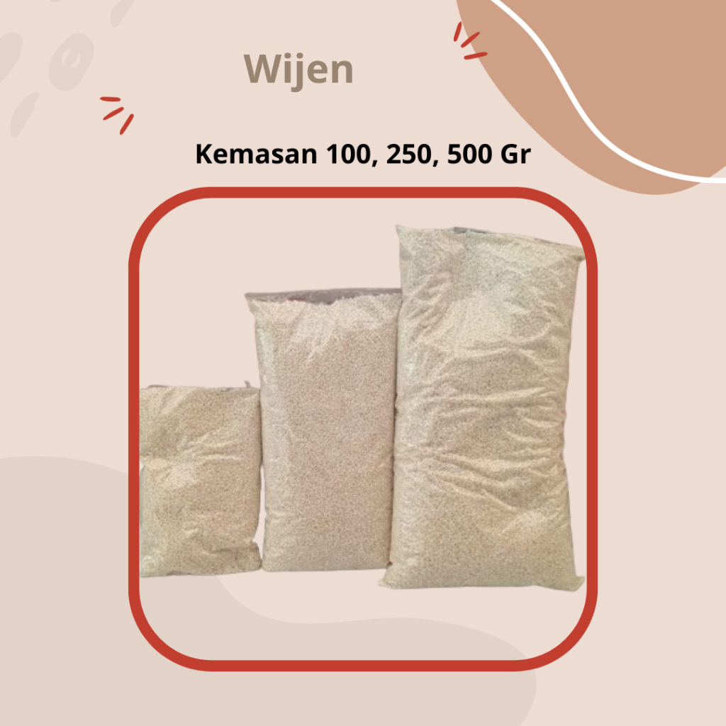 

WIJEN PUTIH SESAME SEED 100, 250, 500 GR