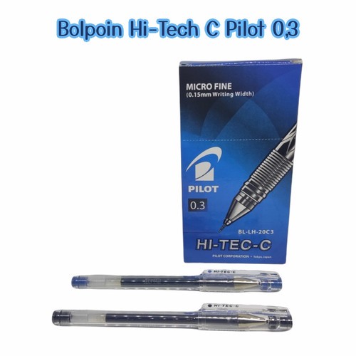 

Pulpen Hi-Tec-C Pilot Micro Fine 0.3 mm ORIGINAL warna Hitam / Biru (PER BUAH)