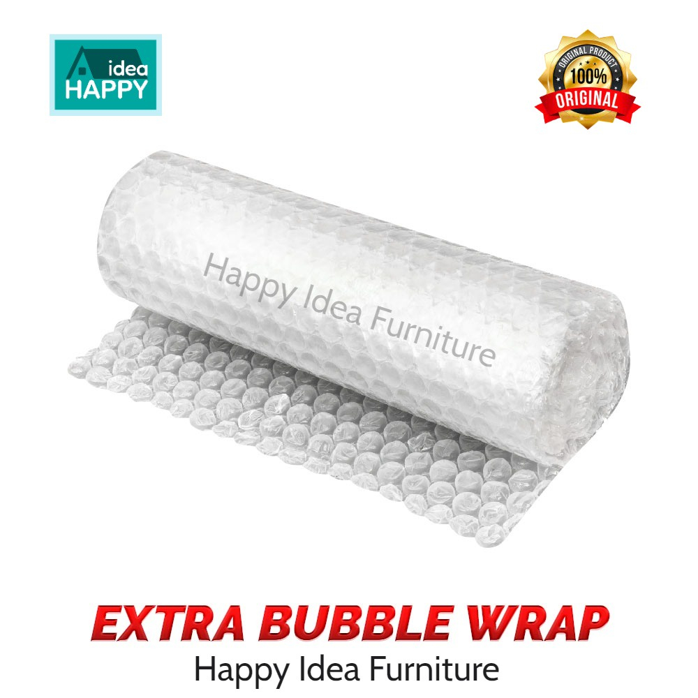 

Happy Idea - Extra Packing Buble Wrap & Lakban Pengaman Extra