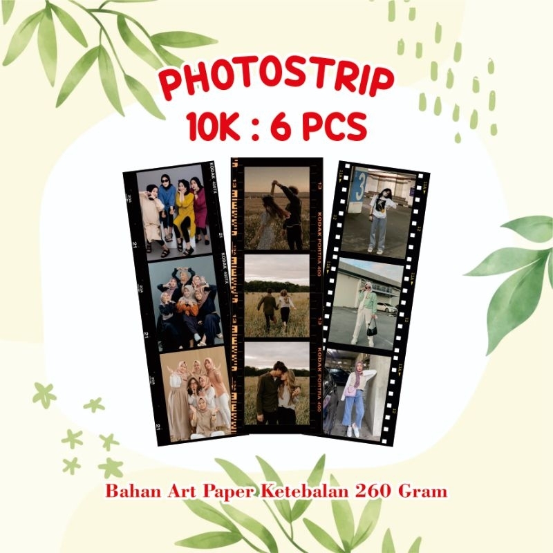 

CETAK PHOTOSTRIP SEPAKET 6 LEMBAR || BAHAN ART PAPER 260 GRAM