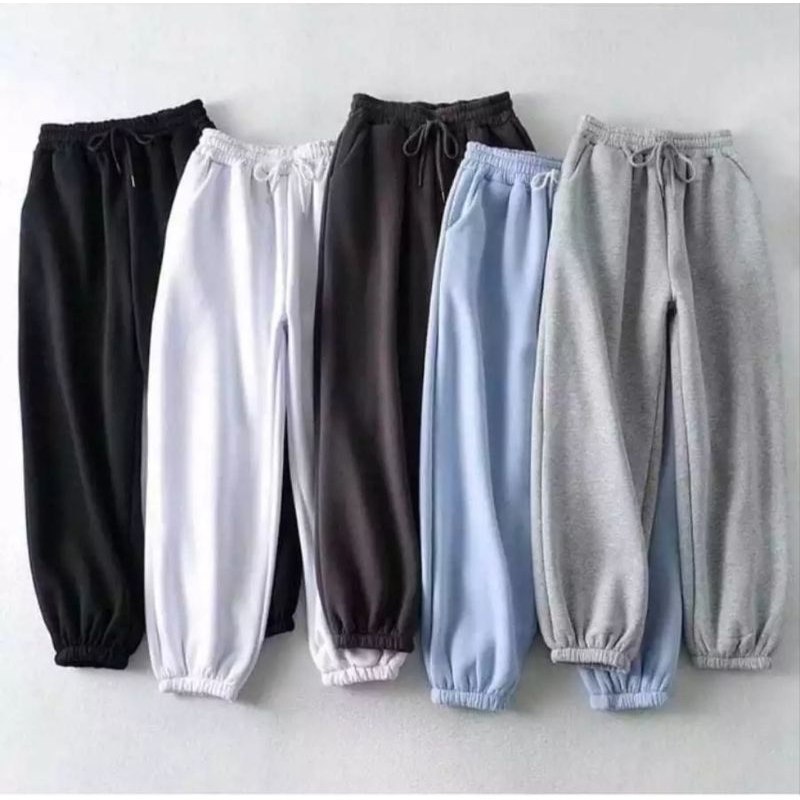 CELANA JOGGER SWEATPANTS WANITA PRIA / CELANA JOGGER OLAHRAGA PANJANG GYM TRAINING / CELANA JOGGER K