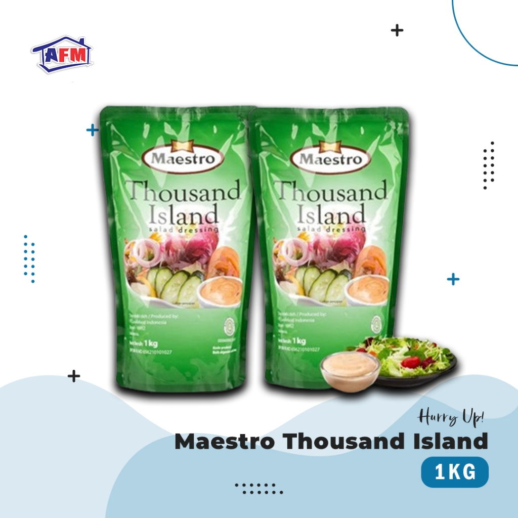 

Thousand Island Maestro 1kg - Salad dressing / Mayones salad 1 kg