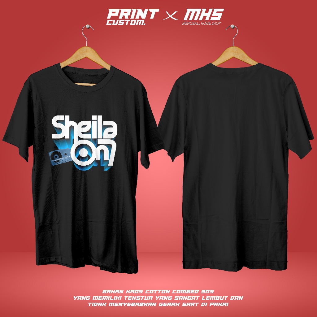 KAOS SHEILA ON 7 TUNGGU AKU DI JAKARTA COTTON COMBED 30S SHEILA GANK - MENGBALLHOME