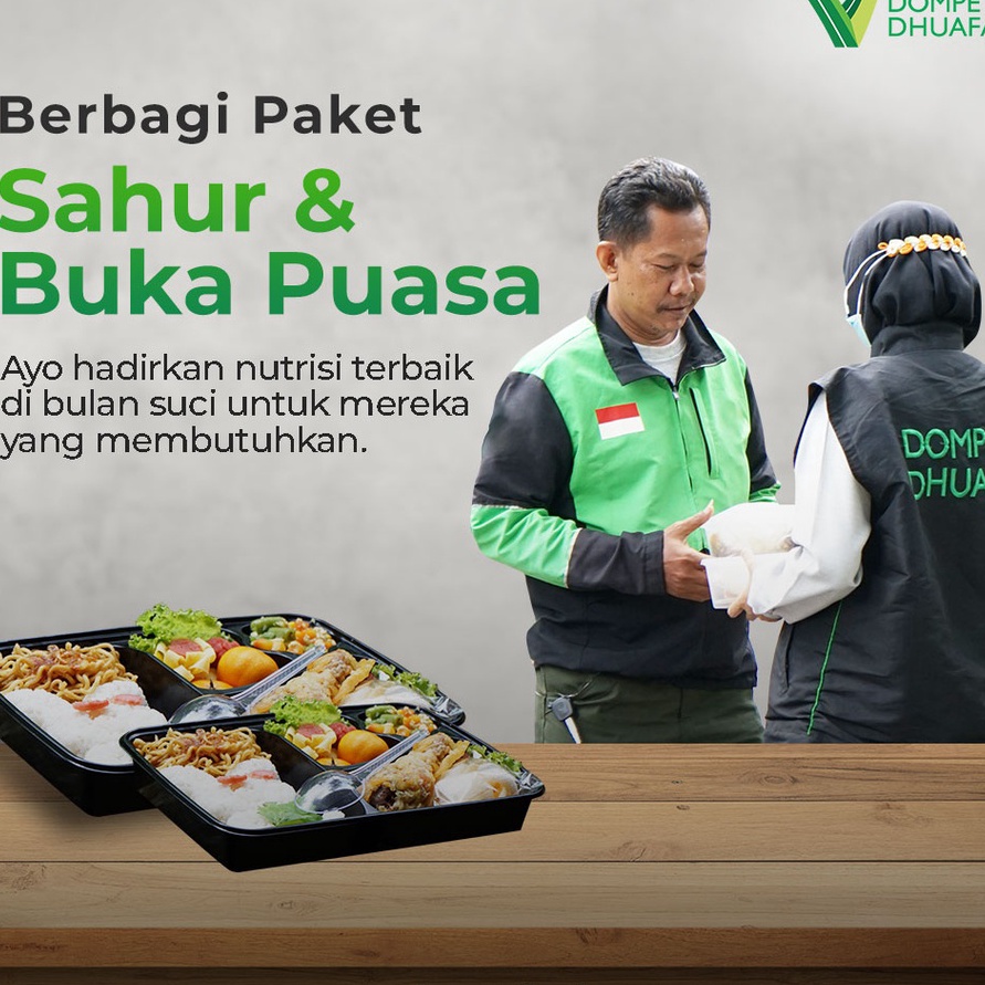 

TERMURAH Berbagi Paket Sahur dan Buka Puasa Dompet Dhuafa