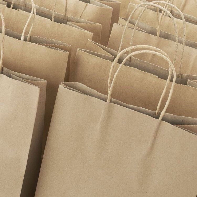 

PAPER BAG 30x10x25 POLOS TOTE BAG BUNGKUS KADO | PERLENGKAPAN HADIAH
