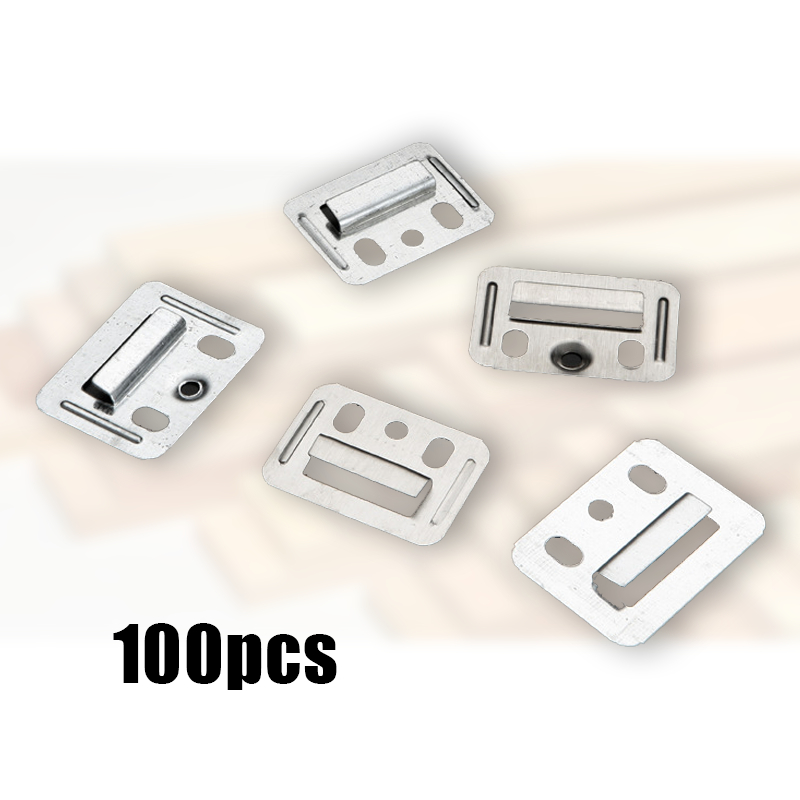 100PCS Klip WPC Clip WPC Panel CLIP WALLBOARD Braket Wall Panel WPC