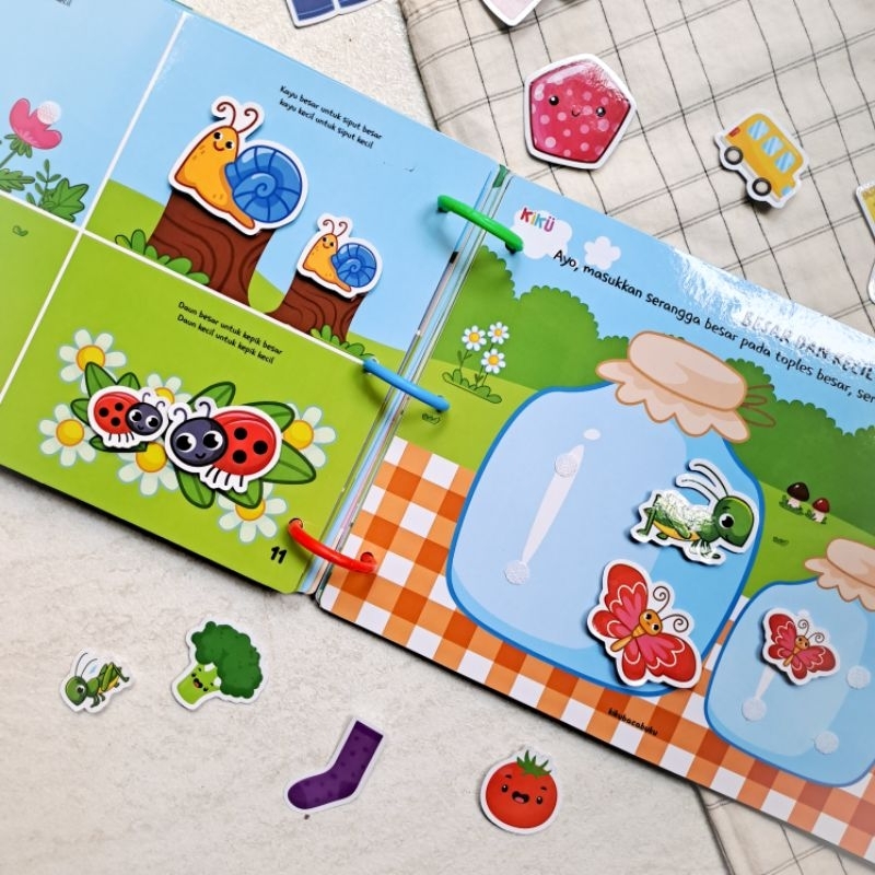 

TAMBAHAN STICKER VELCRO BUSY BOOK