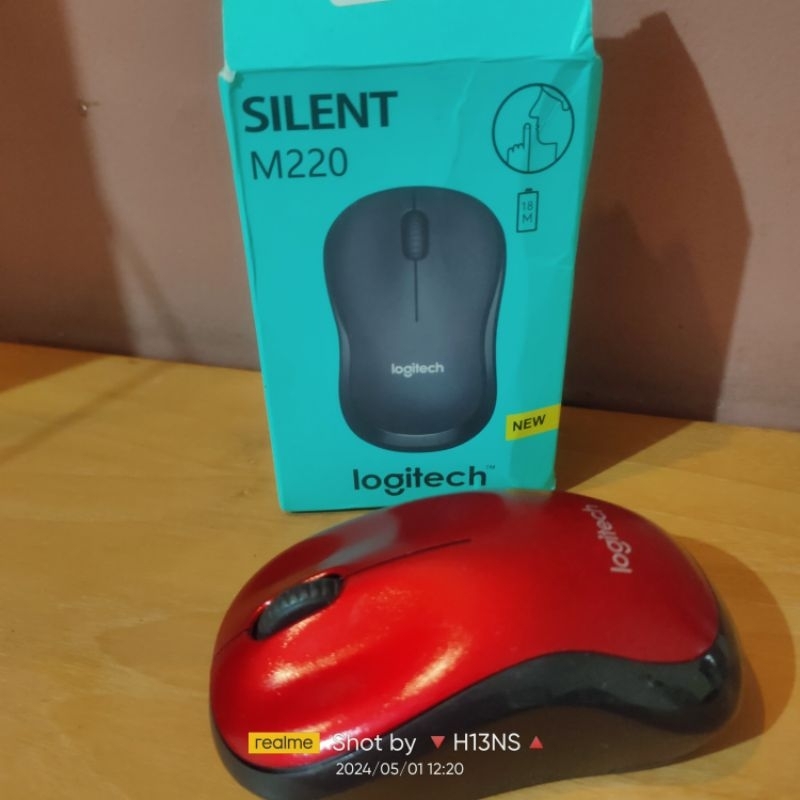 Silent Mouse Logitech M220 preloved seken
