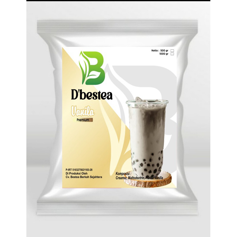 

Bubuk Minuman Rasa Vanilla Premium 1 kg Powder Drink