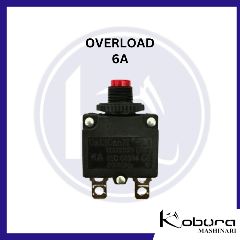 Overload Genset 6 Ampere 6 A Protector Mesin Genset Circuit Breaker