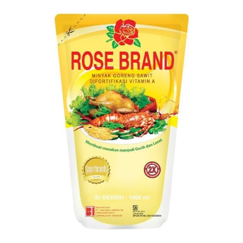 

Rose Brand Minyak Goreng Pouch 1 L