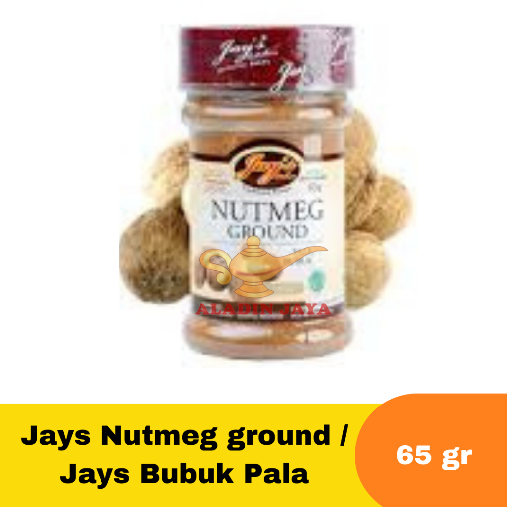 

Jays Nutmeg ground 65 gr / Jays Bubuk Pala