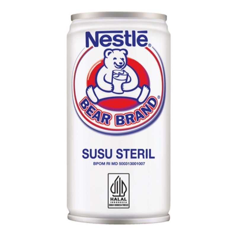 

BEAR BRAND susu kaleng beruang susu steril 189 ml