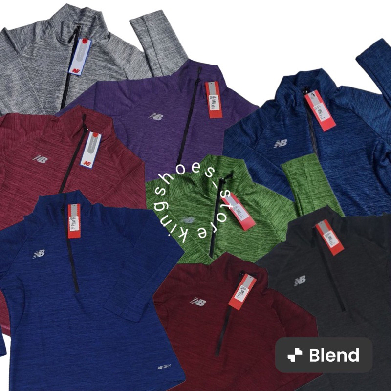 NB ZIPPER PJG WOMAN KAOS OLAHRAGA senam gym running WANITA