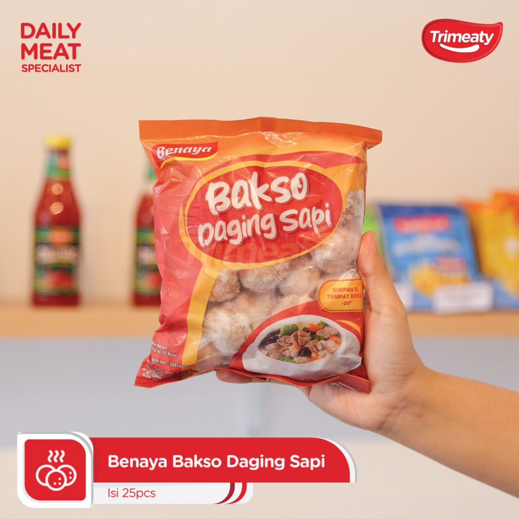 

Bakso Benaya / Bakso Daging Sapi / Baso - 25pcs