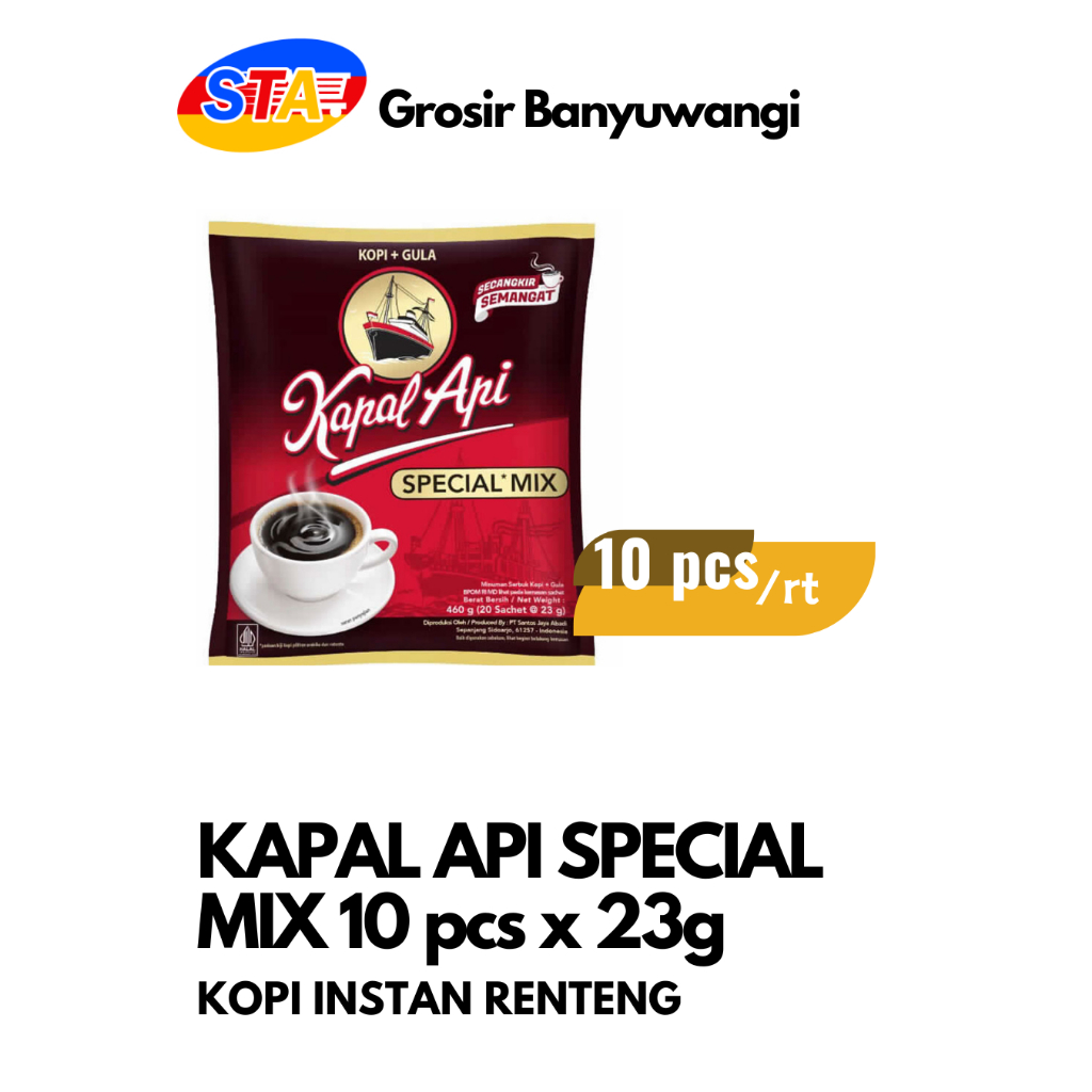 

[BWI] KAPAL API SPECIAL MIX ISI 10 PCS | KOPI RENTENG