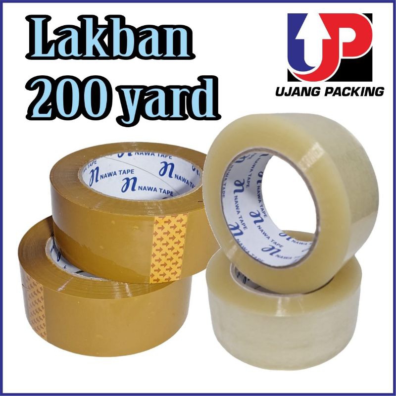 

LAKBAN BENING/LAKBAN COKLAT 200 YARD (6PCS)