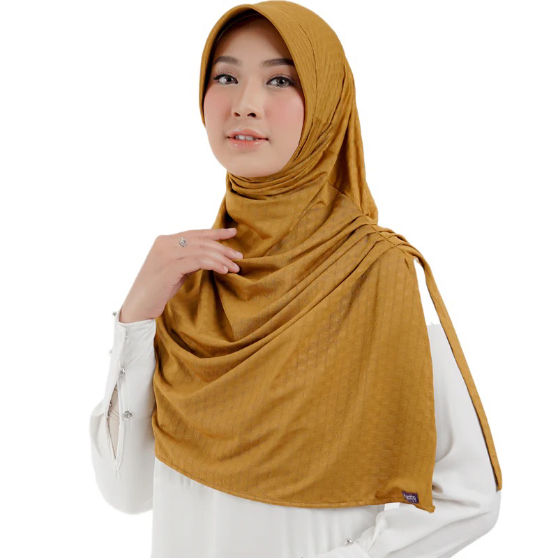ELZATTA JILBAB INSTAN GHINA TEXTURE OVAL