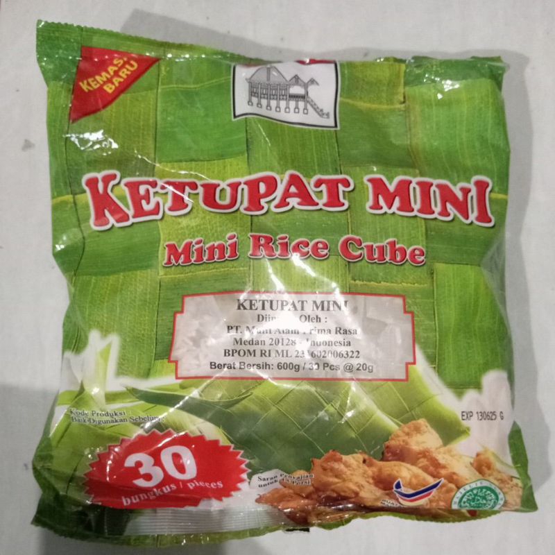 

Ketupat Mini Rice Cube isi 30 bungkus Halal
