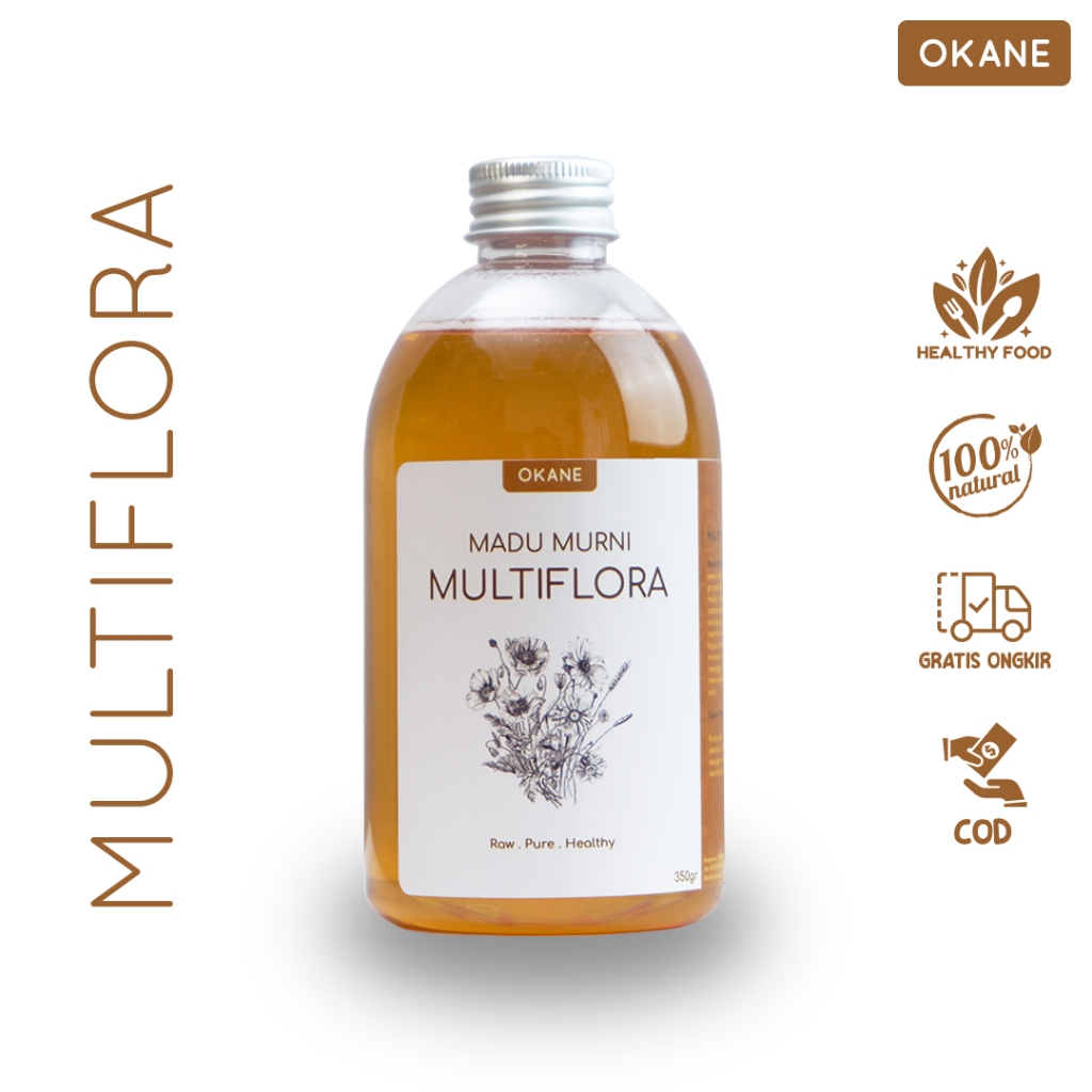 

Madu Murni Multiflora Asli OKANE 330 gr