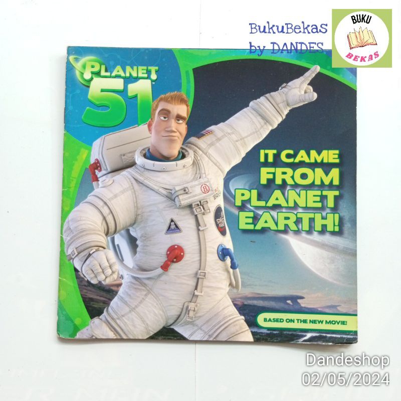Planet 51 It Came From Planet Earth - Buku Cerita Anak Bahasa Inggris Bekas Preloved English Story B