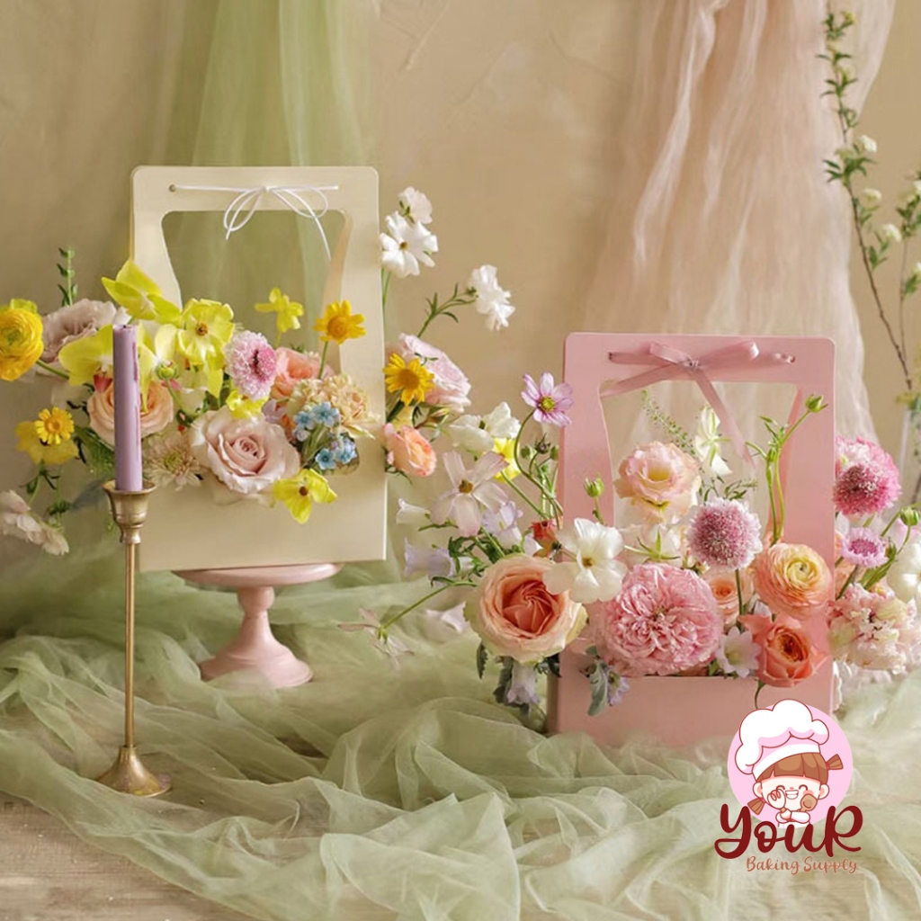 

Flower Box DIY / Kotak Bunga Tenteng / Flower Box Korean / Dus Bunga - YourBakingSupply