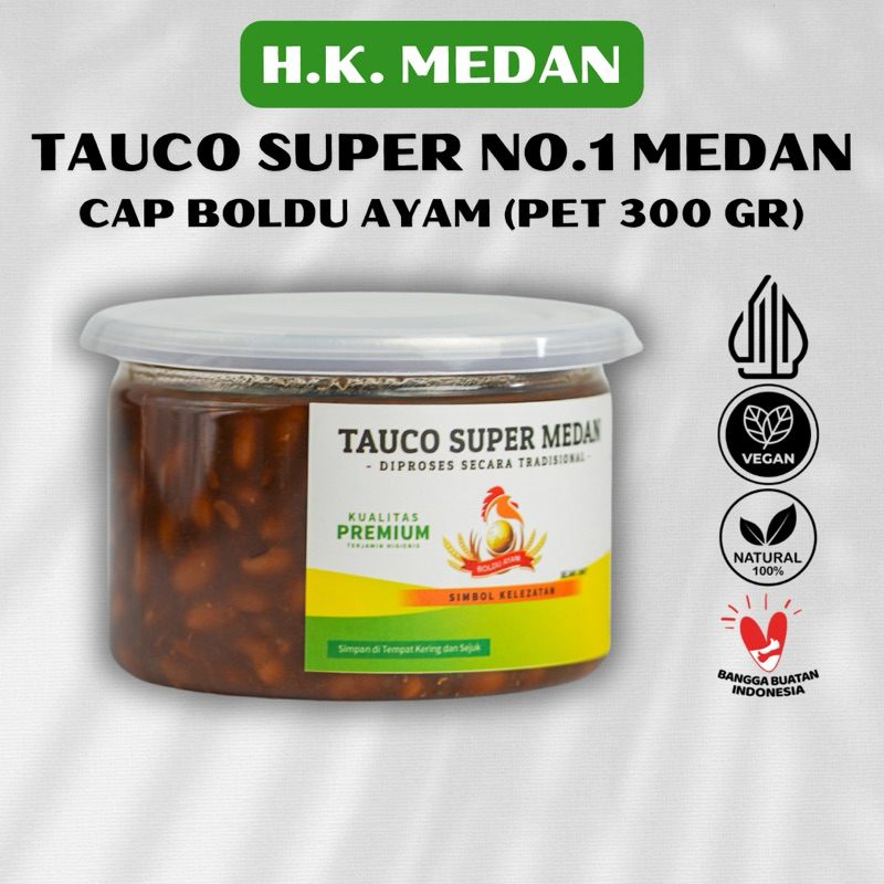 

TAUCO SUPER NO.1 MEDAN 'CAP BOLDU AYAM' HALAL FERMENTASI ALAMI (300 GRAM) [HK MEDAN]